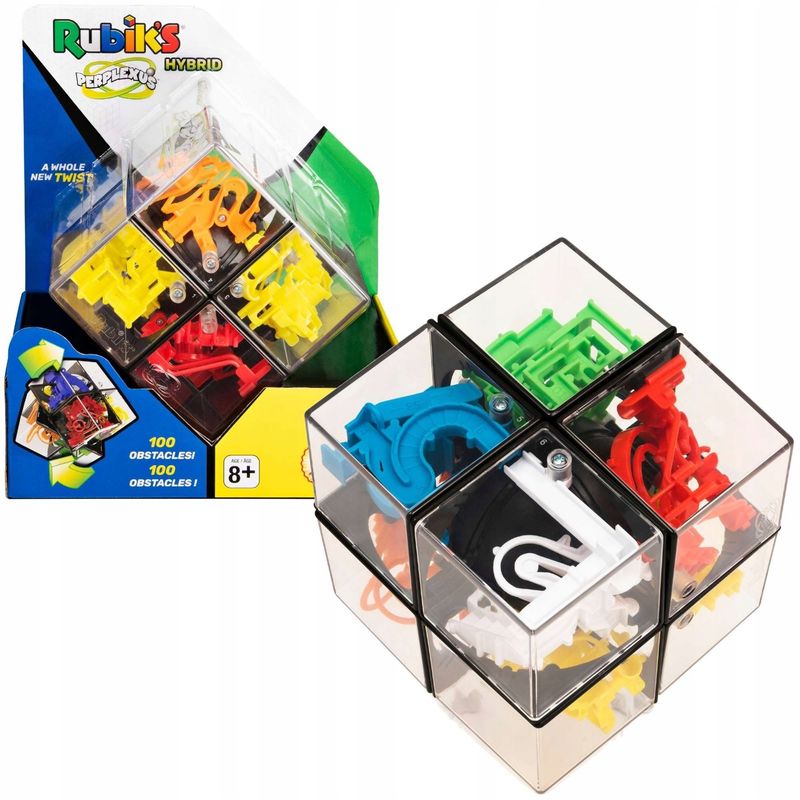 RUBIKS - Cubo Laberinto Rubik 2x2 Perplexus Rubiks Original 100 Nivel