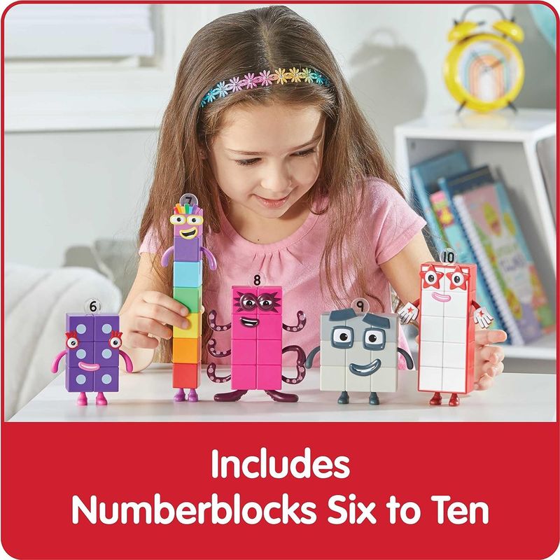 JUGANDO Y EDUCANDO - Juego Educativo Figuras Numberblocks Del Seis Al Diez Niños