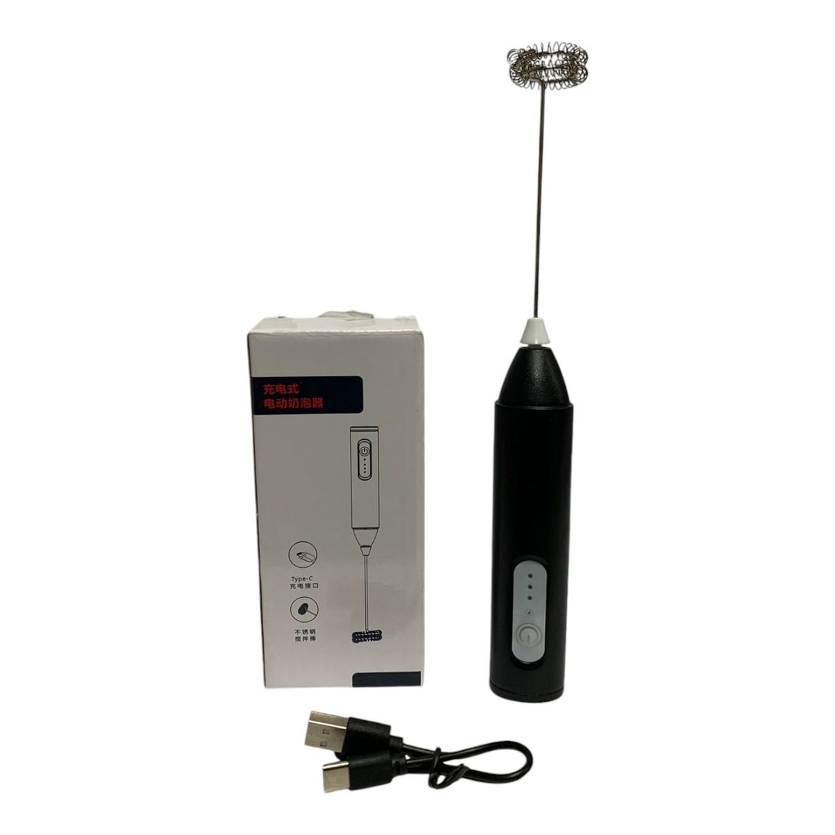 GENERICO - Mezclador Eléctrico - Batidor Recargable - Espumador