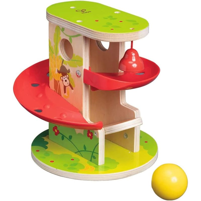 HAPE - Juego Interactivo Madera Con Rampa Y Campana Para Niños