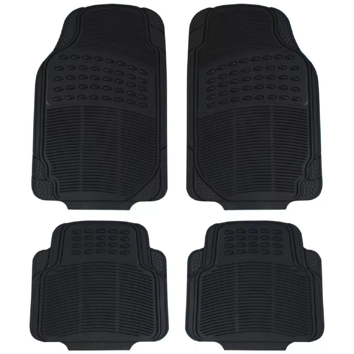 GENERICO - Tapetes para Kia Picanto de 4 Piezas Caucho PVC Universal
