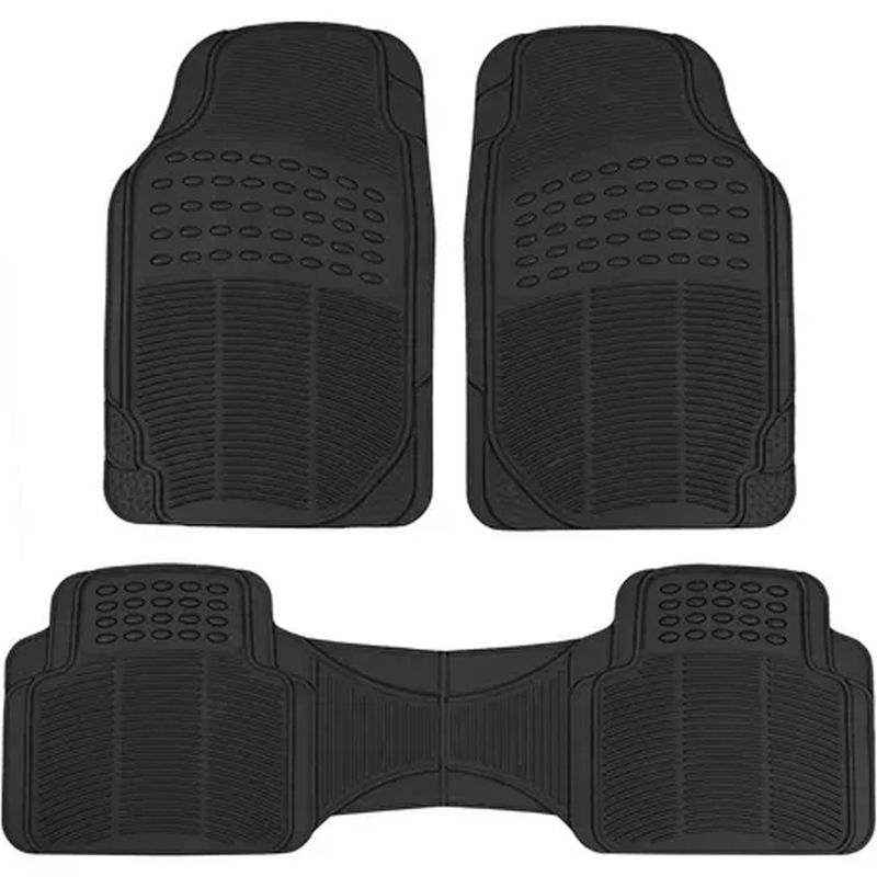 GENERICO - Tapetes para Renault Symbol de 3 Piezas Caucho PVC Universal