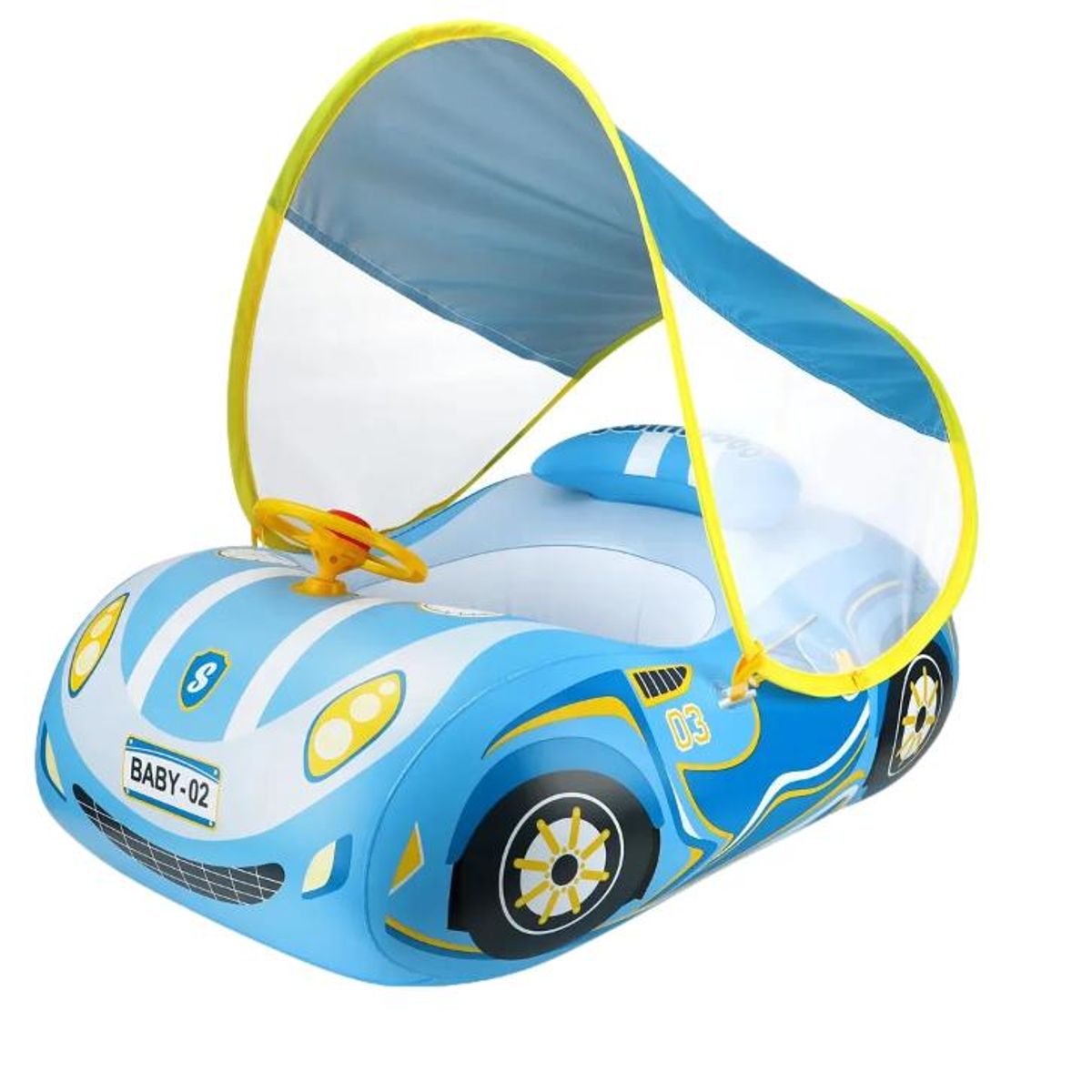 MUNDO BEBE - Flotador Techo Carro Bebé Toldo Niño Niña Con Protección Uv