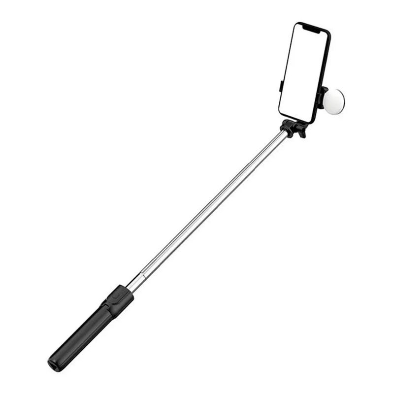 GENERICO - Palo Selfie Trípode de Aluminio Control Bluetooth Android y iPhone