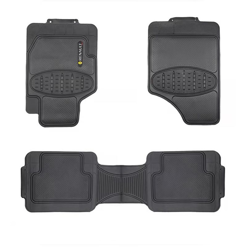 SIMONIZ - Tapetes para Renault Koleos de 3 Piezas Caucho PVC Universal