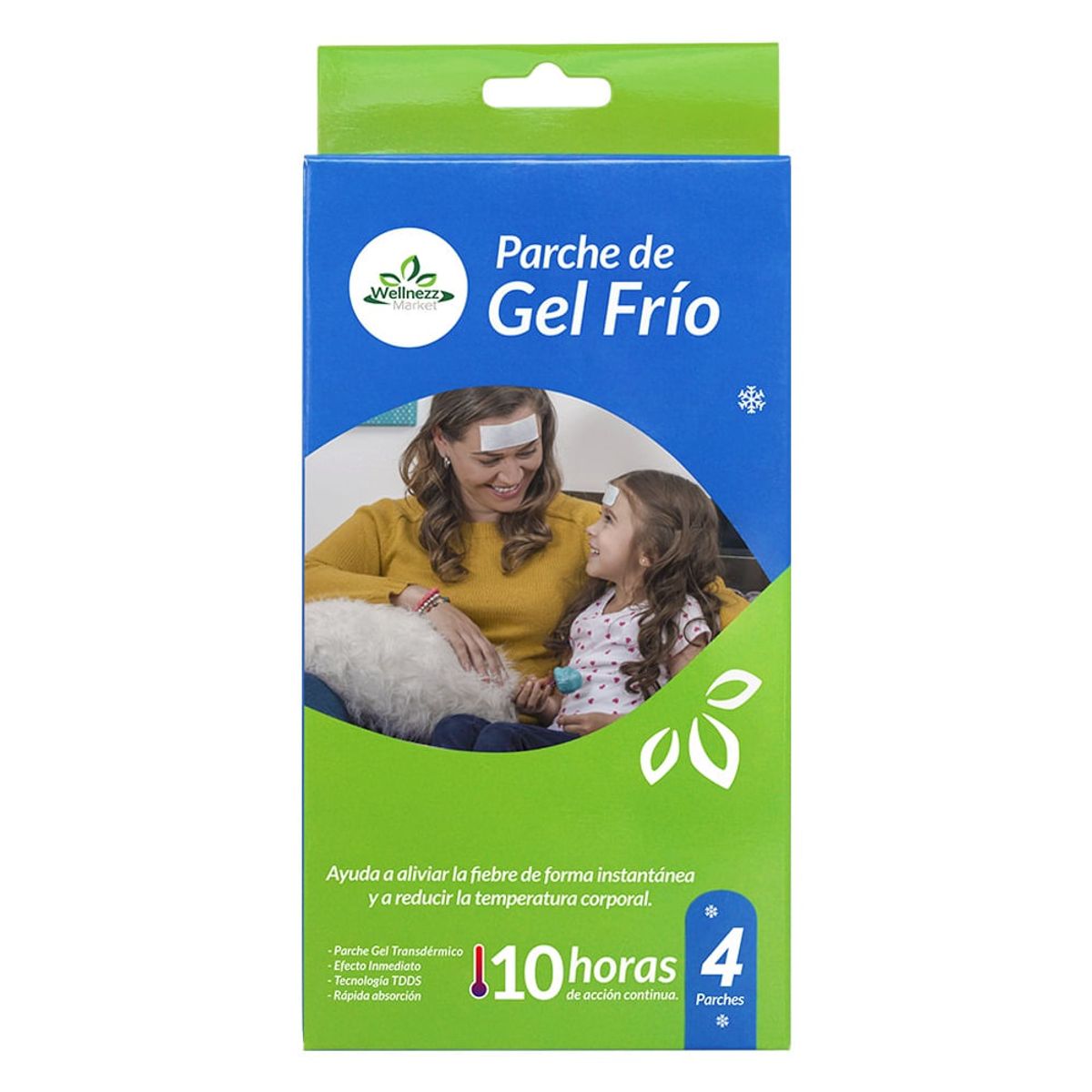GENERICO - Parche Wellnezz Market Gel Frio X 4Und