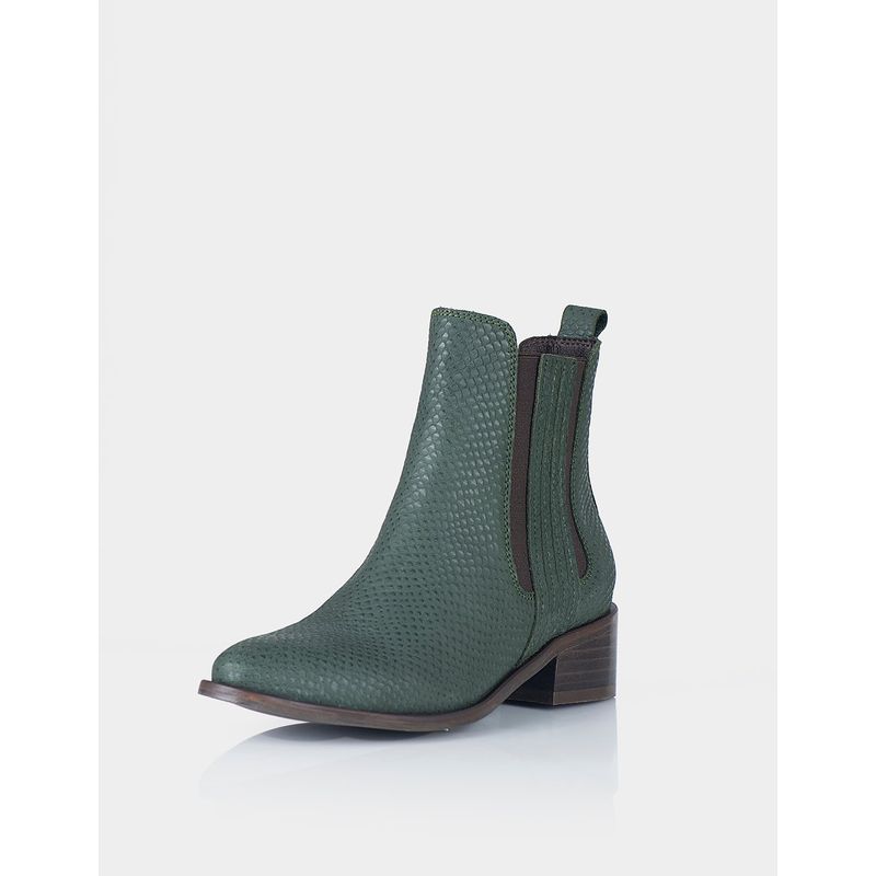 STIVALI - Botin Austria Serpiente Verde Militar