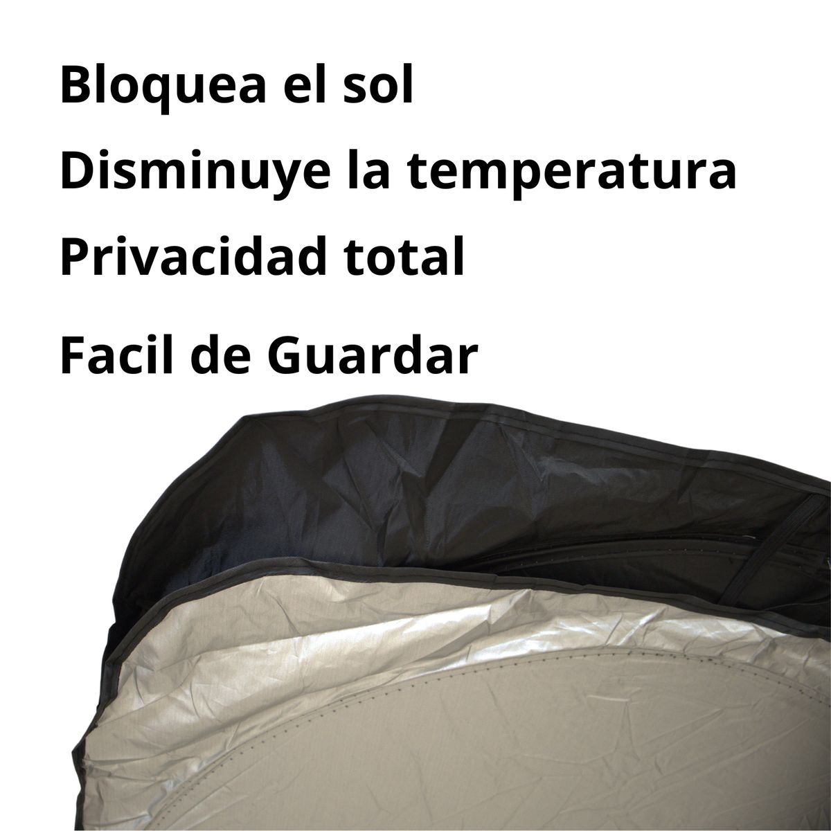 GENERICO - Tapasol Parasol Carro Protector UV Parabrisas Plegable