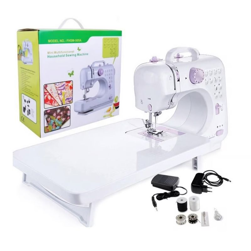 GENERICO - Maquina De Coser Electrica 12 Puntadas Pedal Electrico+Tabla