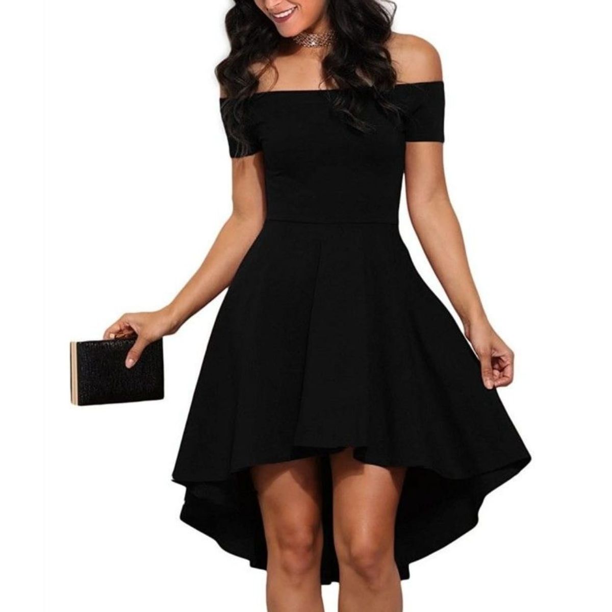 NEGRELI - VESTIDO COLA DE PATO NEGRELI REF-1009