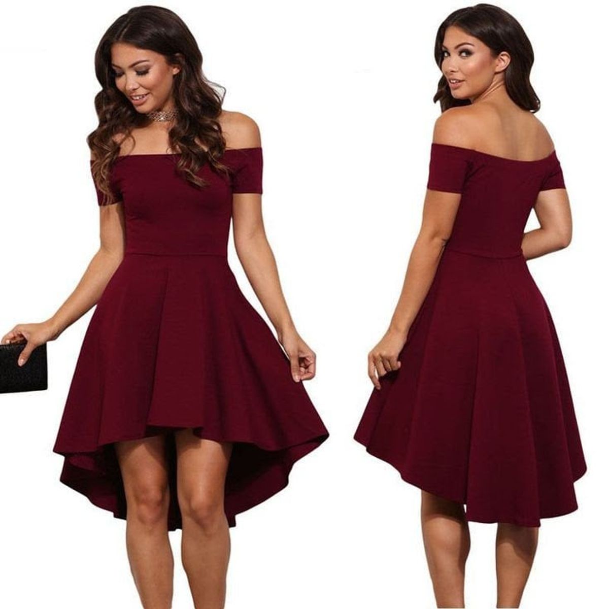 NEGRELI - VESTIDO COLA DE PATO NEGRELI REF-1009