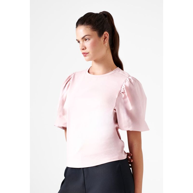 BELIFE - Camiseta Manga 34 Con Puño Resortado-