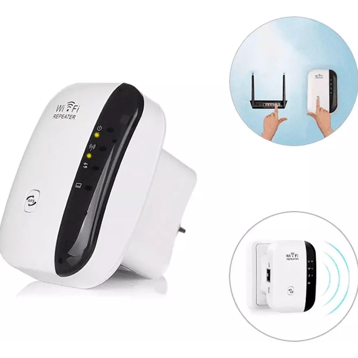 GENERICO - Amplificador Señal Wifi Extensor Alcance Red Internet Hogar