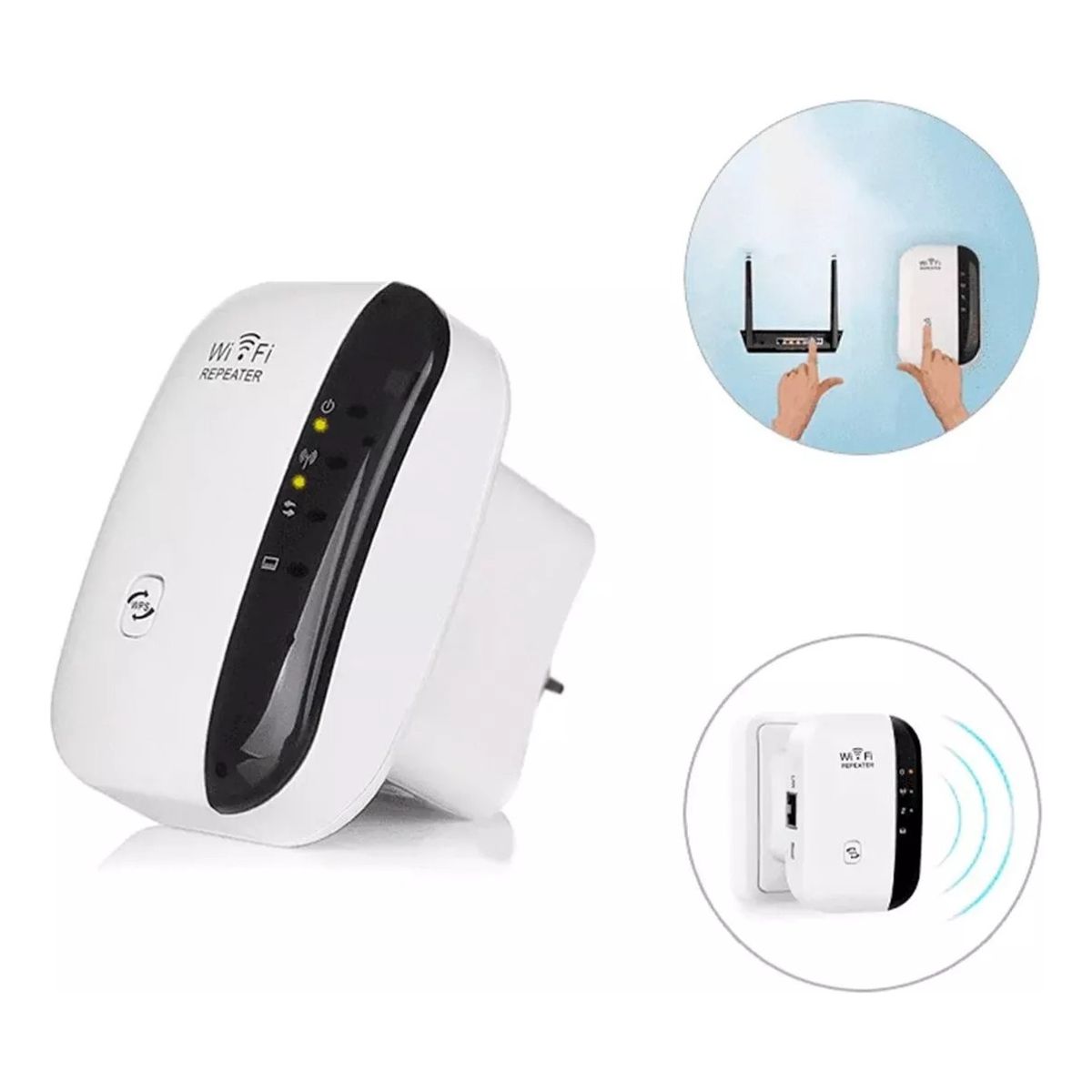 GENERICO - Amplificador Señal Wifi Extensor Alcance Red Internet Hogar