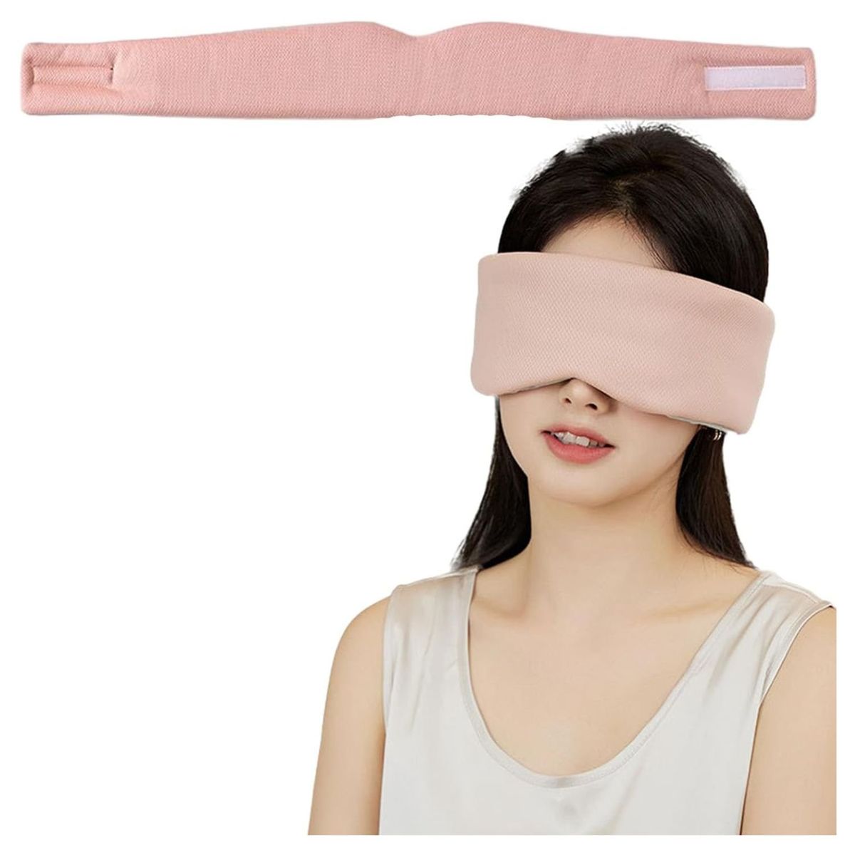 TELEPRODUCTOSBOGOTA - Banda Ojos Dormir Anti Ruidos Viajes Doble Faz Cálido Fresco