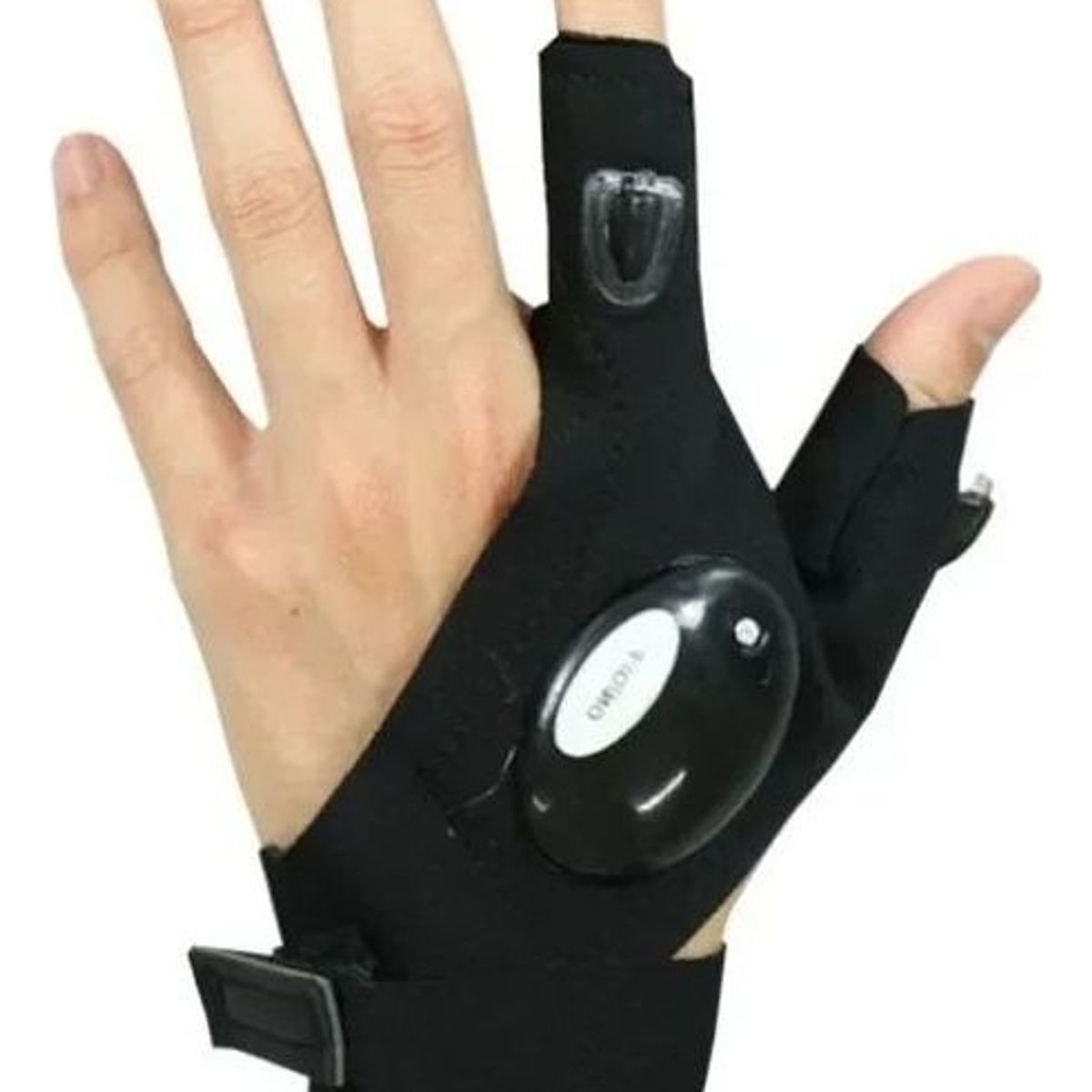 GENERICO - Guante Sin Dedos Linterna Led Multipropósito Pesca Nocturna