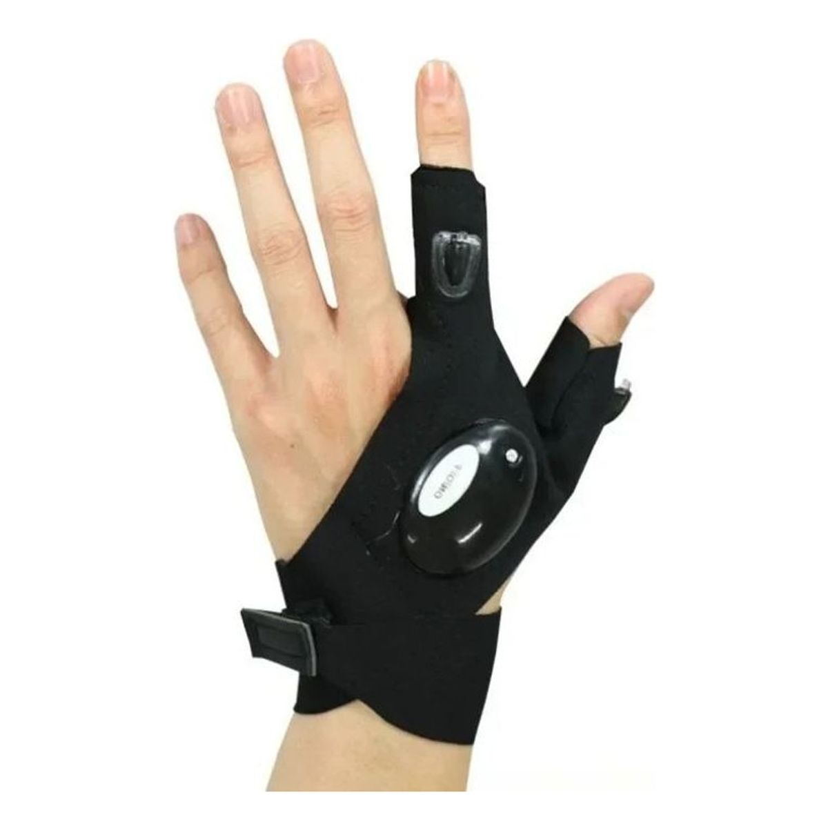 GENERICO - Guante Sin Dedos Linterna Led Multipropósito Pesca Nocturna