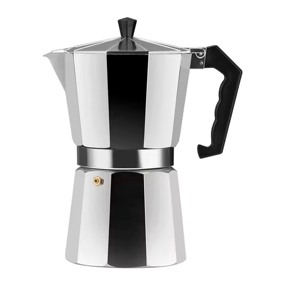 GENERICO - Cafetera Italiana Para 6 Tazas Aluminio Cafe Desayuno