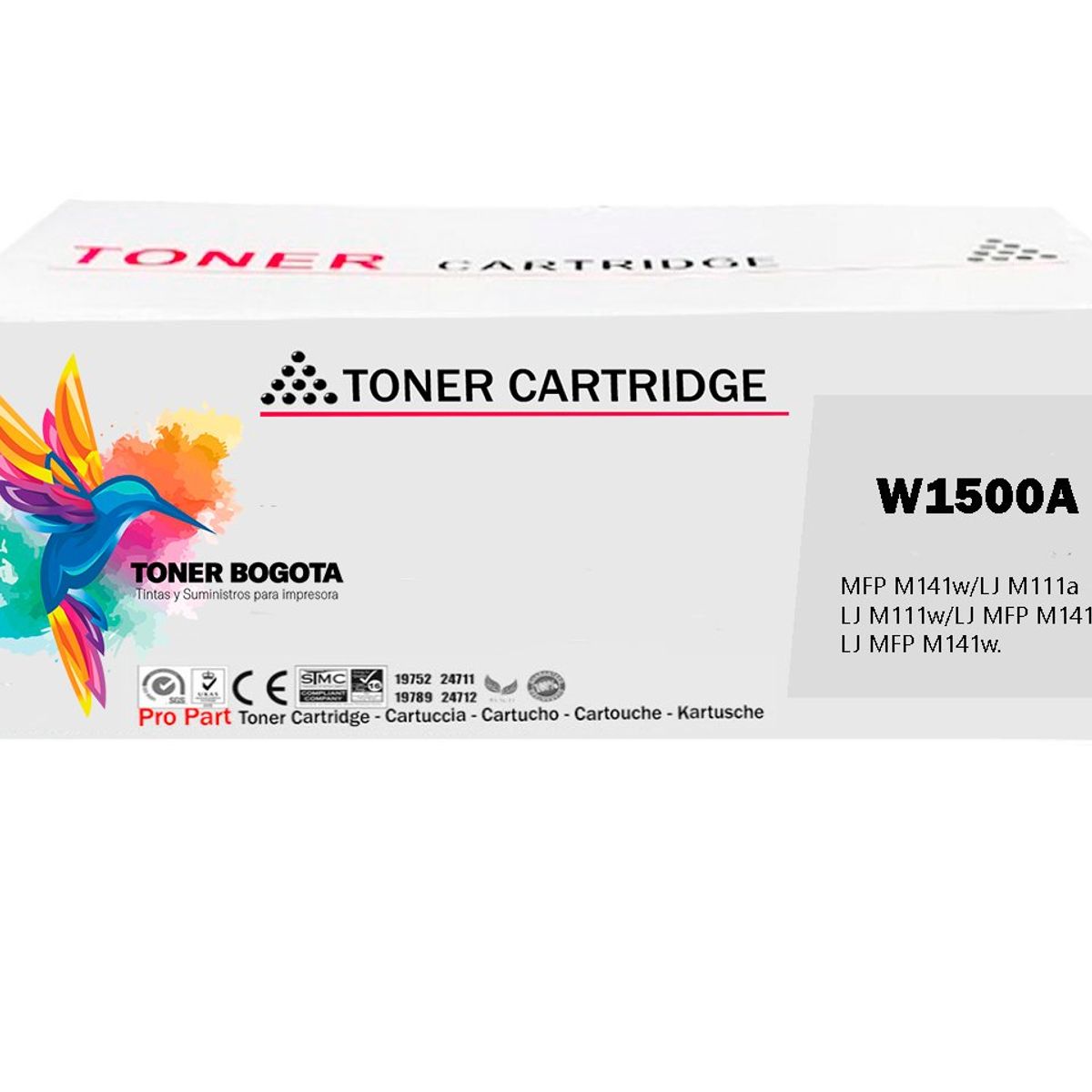 PREMIUM - Tóner 150A W1500A Negro CON CHIP genérico para LJ M111 MFP M141