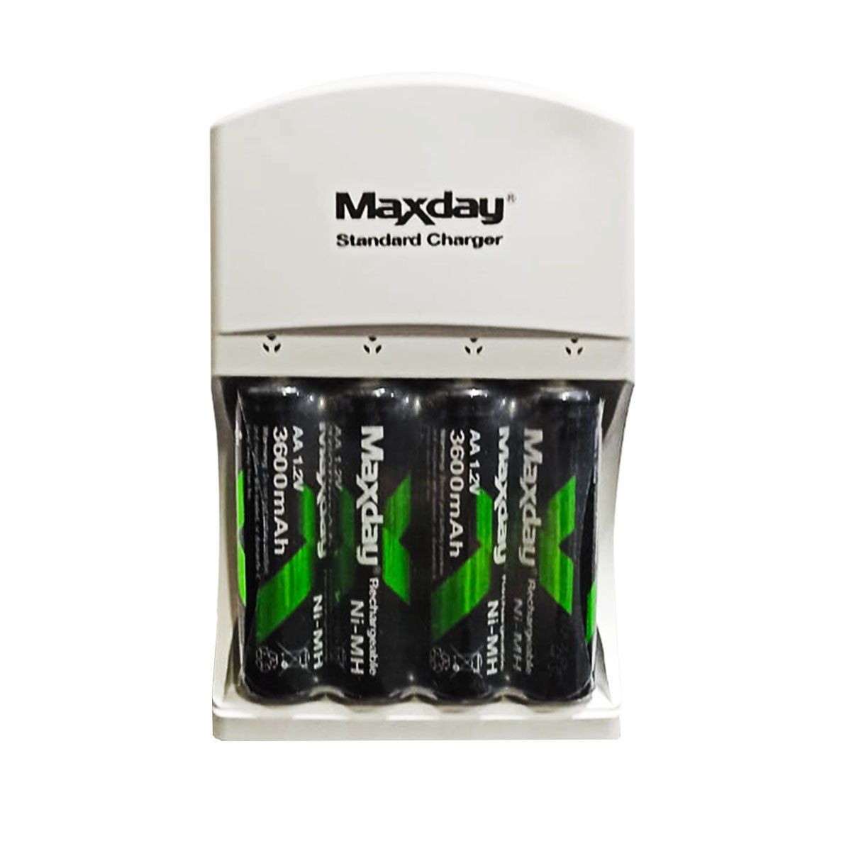 GENERICO - Baterias 3600mah Aa Recargable X 4 Pack+ Cargador