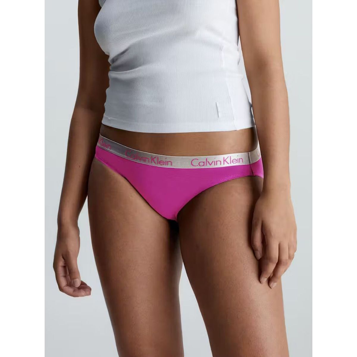 CALVIN KLEIN - Pantie Rosado Clásica Tipo  Bikini - Radiant Calvin Klein