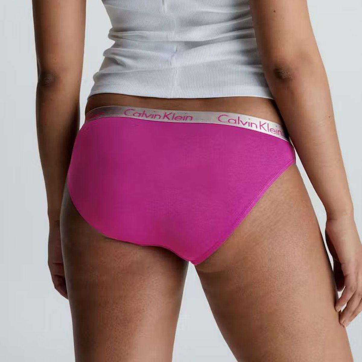 CALVIN KLEIN - Pantie Rosado Clásica Tipo  Bikini - Radiant Calvin Klein