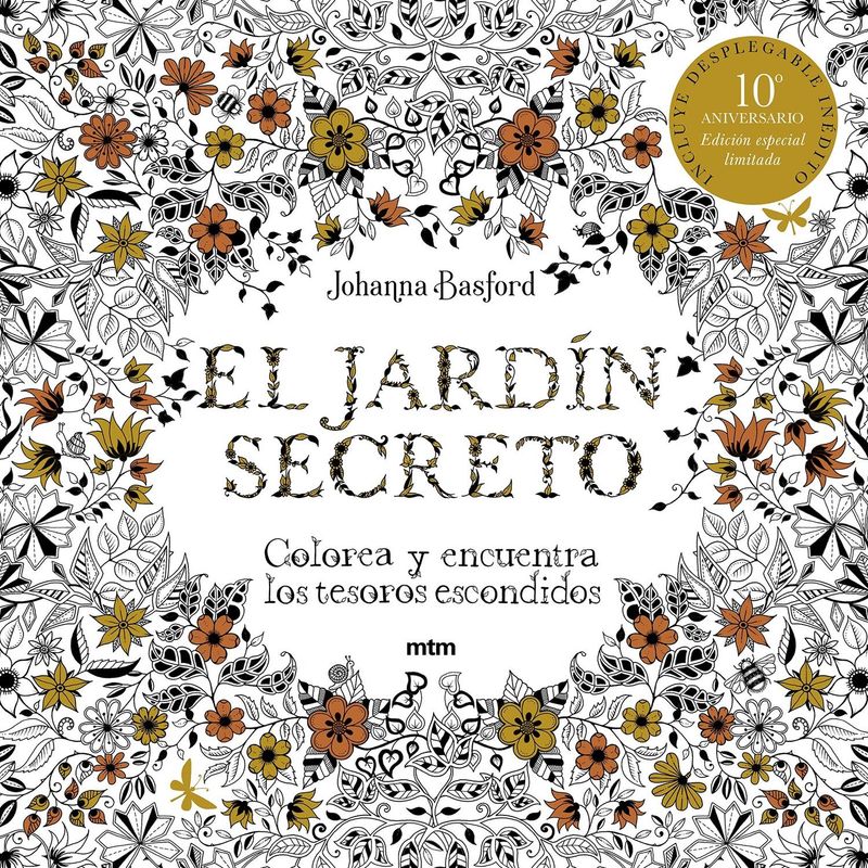 GENERICO - El Jardín Secreto. Colorea Y Encuentra Los Tesoros