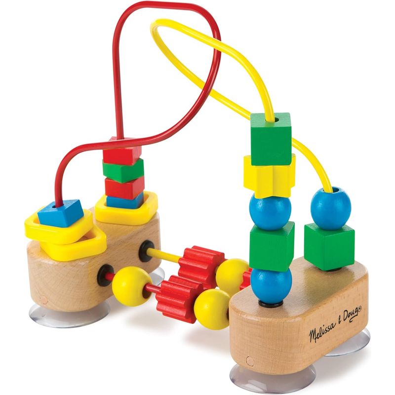 JUGANDO Y EDUCANDO - Juguete Educativo Laberinto De Cuentas De Madera Para Niños