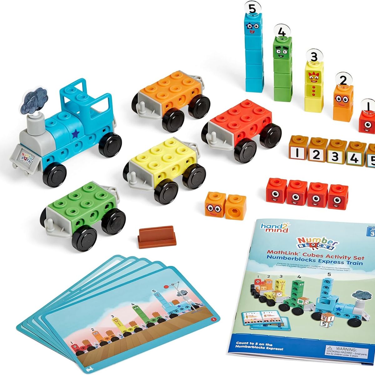 JUGANDO Y EDUCANDO - Set Tren Educativo Bloques Números Numberblock Para Niños
