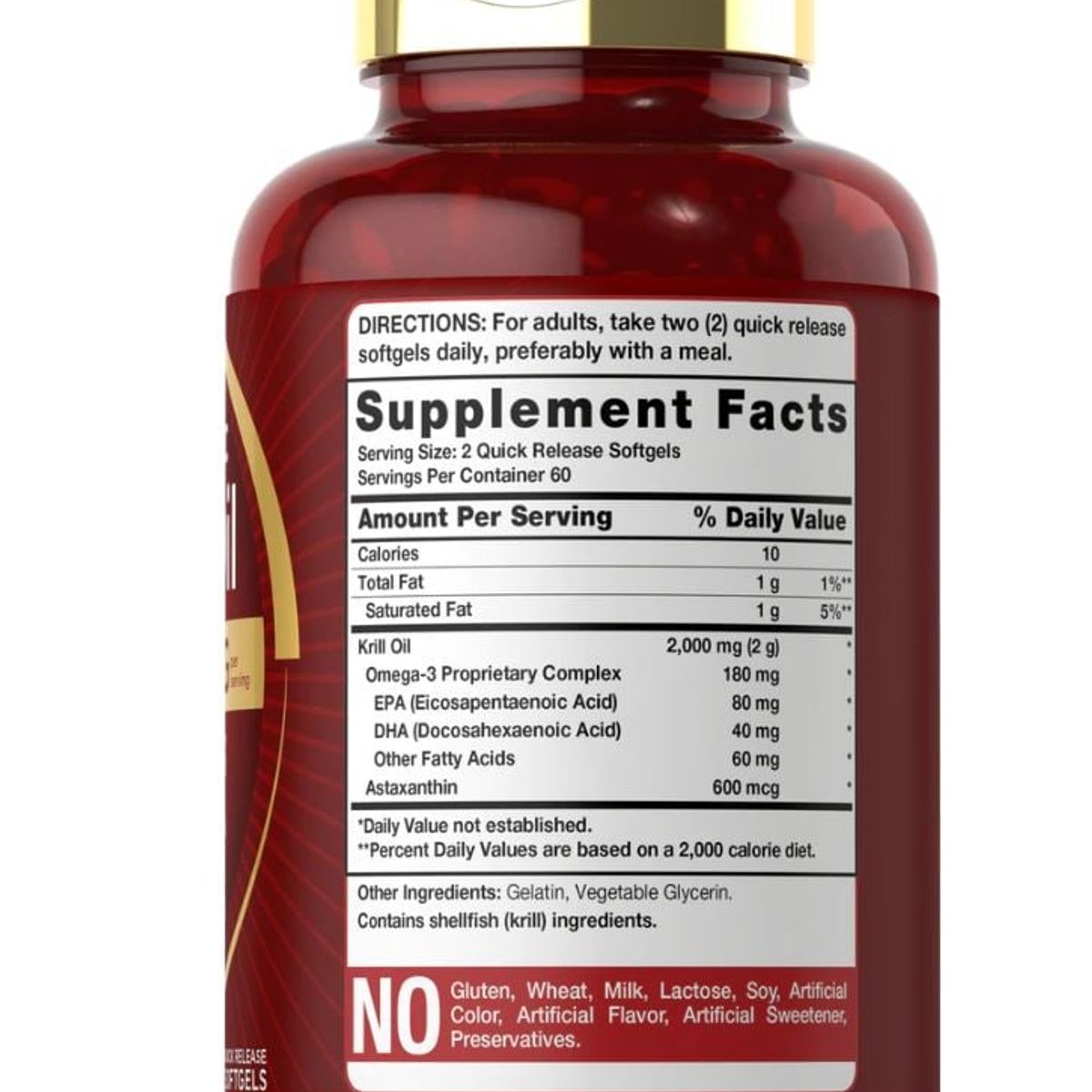 GENERICO - Aceite De Krill 2000mg 120uds