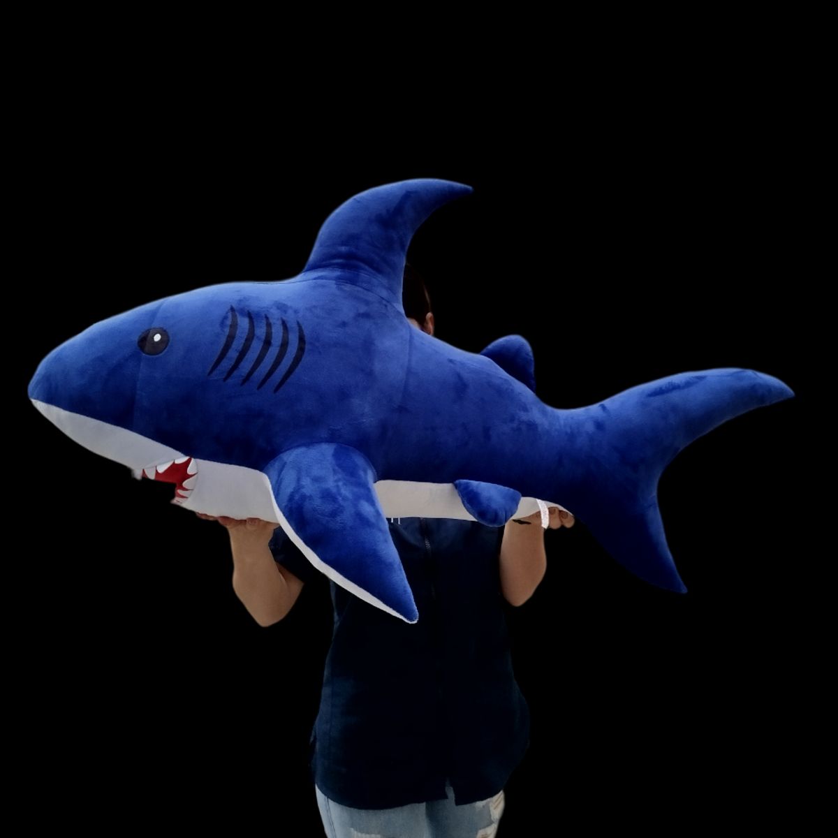 GENERICO - Peluche Tiburón Gigante 100 Cms azul