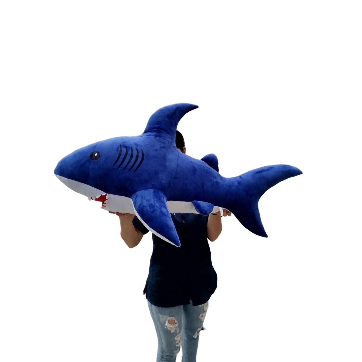 GENERICO - Peluche Tiburón Gigante 100 Cms azul