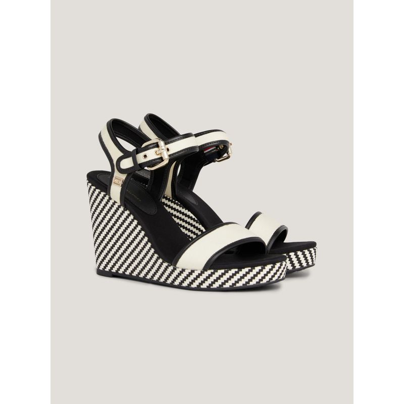 TOMMY HILFIGER - Alpargatas Bicolor De Cuña Media Tommy Hilfiger