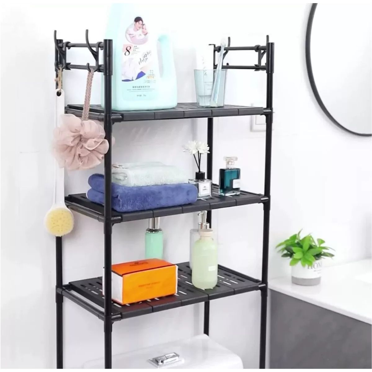 ONE PIXEL - Estante De Baño Organizador Para Inodoro 3 Niveles