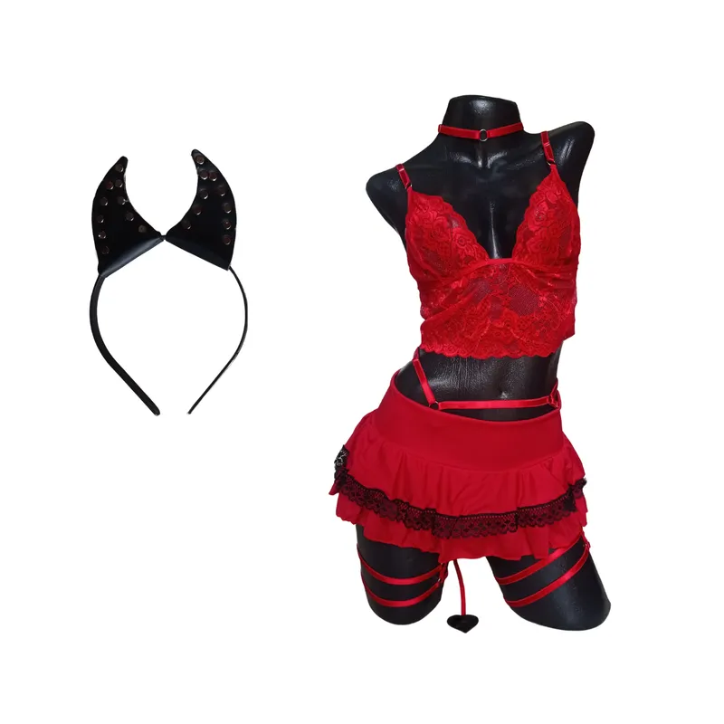 PROVOCAME - Disfraz Diabla Femenino talla  unica mujer 029