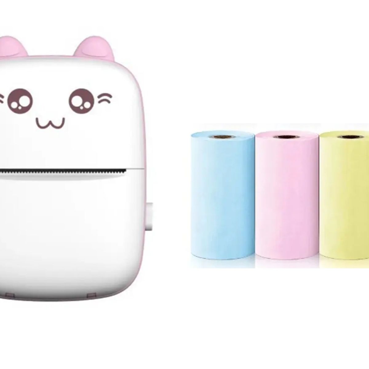 GENERICO - Mini Impresora Térmica Portátil Bluetooth