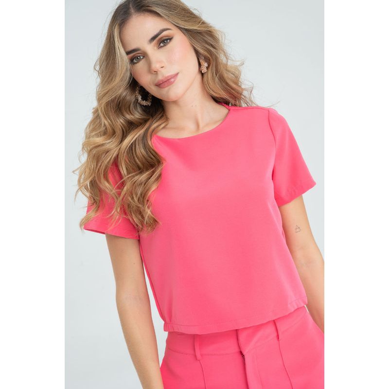 RAGGED - Blusa martina gum Rosado candy Ragged