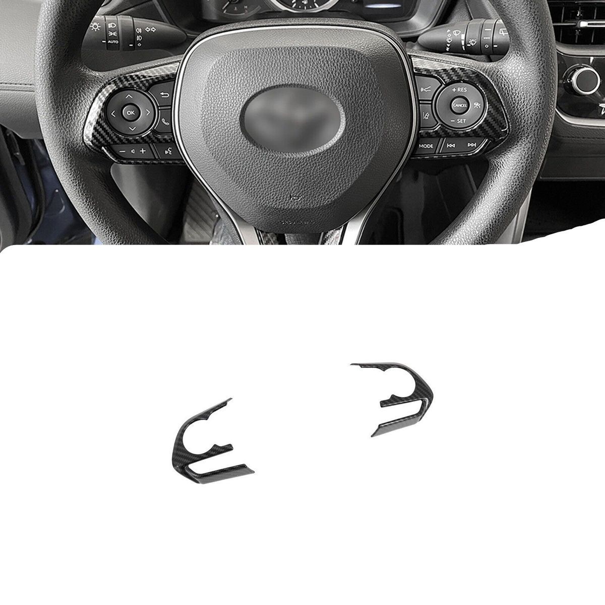 GENERICO - accesorios toyota cross rav4 cubierta timon superior