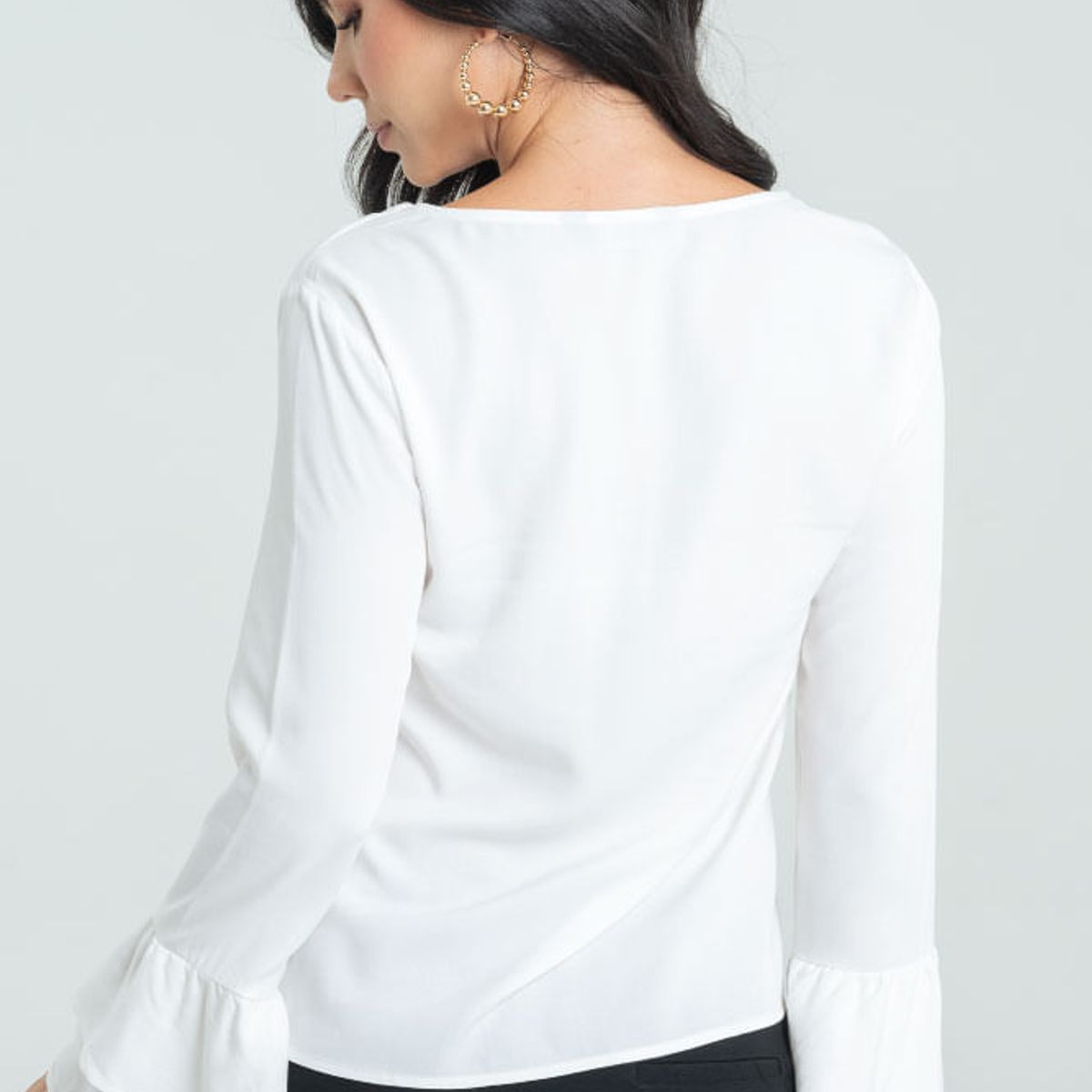RAGGED - Blusa amarella Blanco crudo Ragged