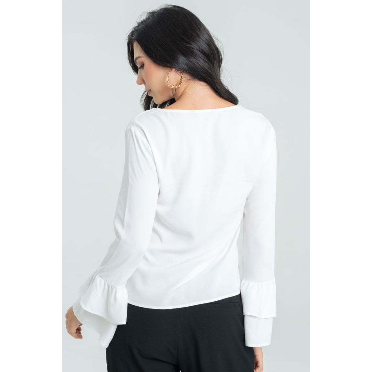 RAGGED - Blusa amarella Blanco crudo Ragged