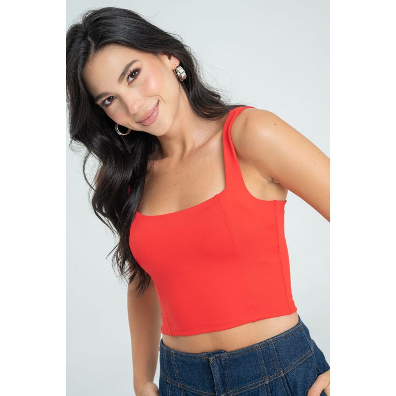 RAGGED - Top dakota Rojo medio Ragged