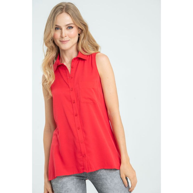 RAGGED - Blusa malambo Rojo puro Ragged