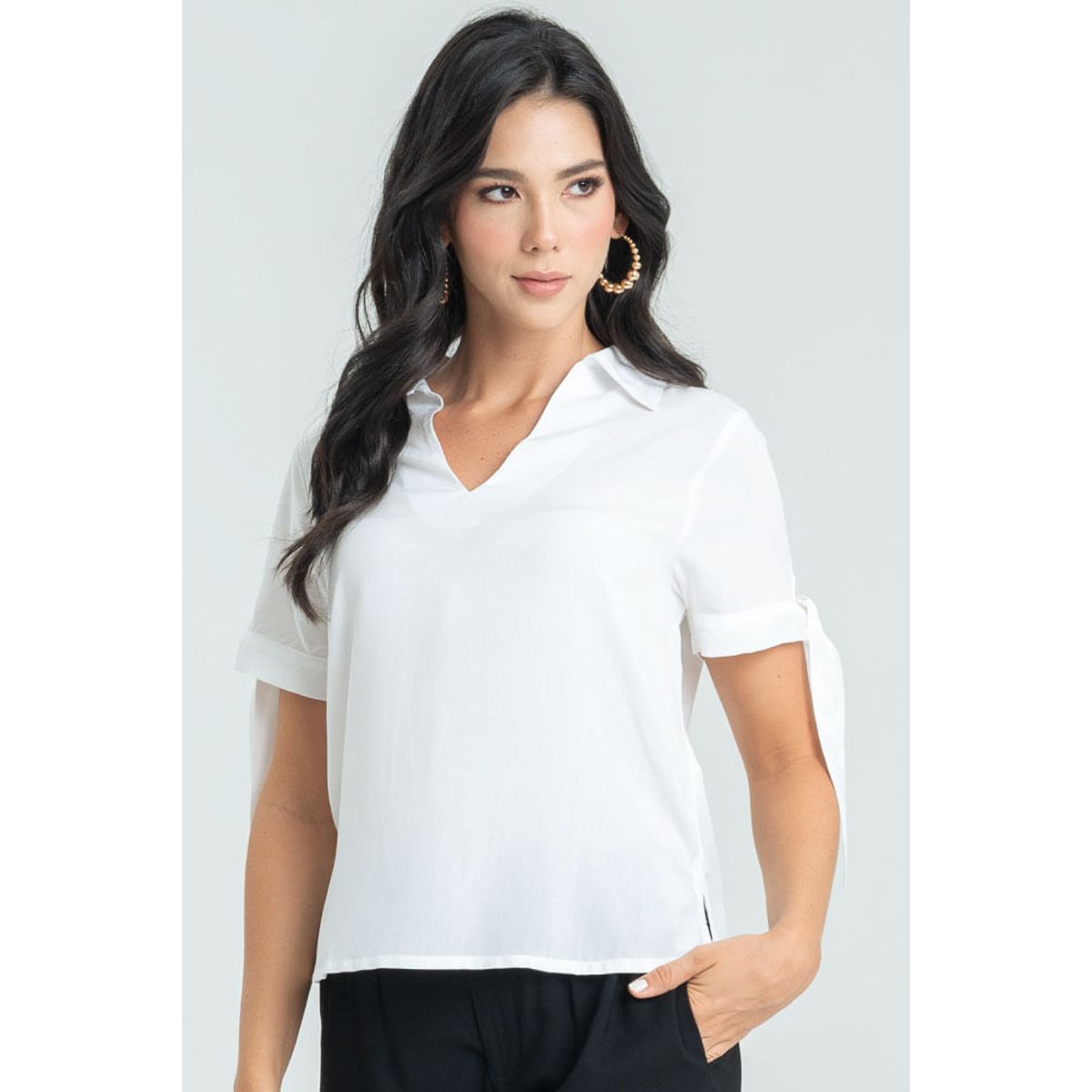 RAGGED - Blusa maca Blanco crudo Ragged