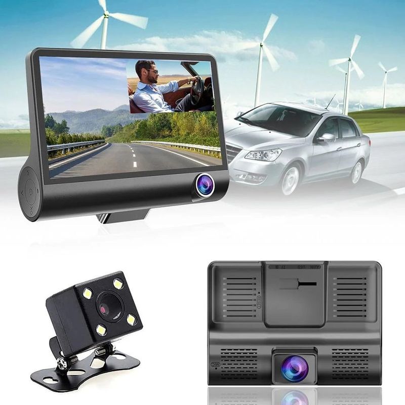 GENERICO - Video Cardvr De Seguridad Para Carro Full Hd 1080p