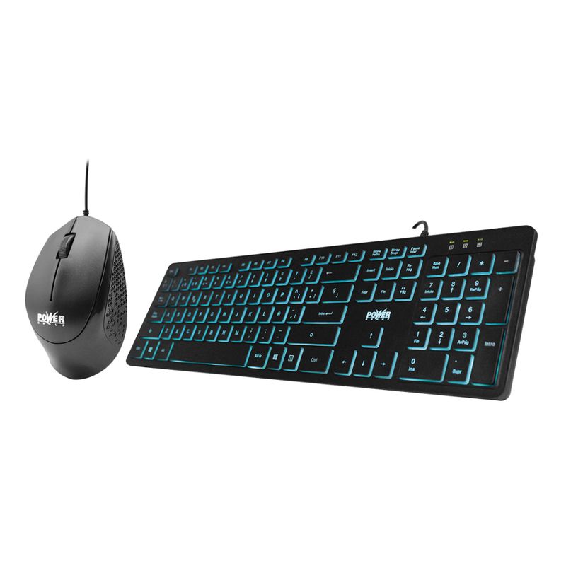 POWER GROUP - Combo Teclado Y Mouse Power Group NC-901 Español Black