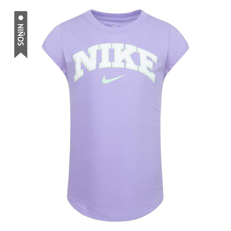 NIKE - Camiseta Nike Nkg Prep In Your Step Tee Niña-Lila