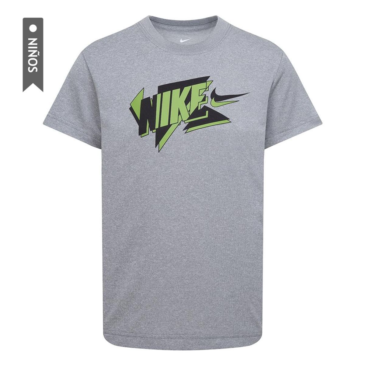 NIKE - Camiseta Nike Nkb Adp Df Tee Niño-Gris