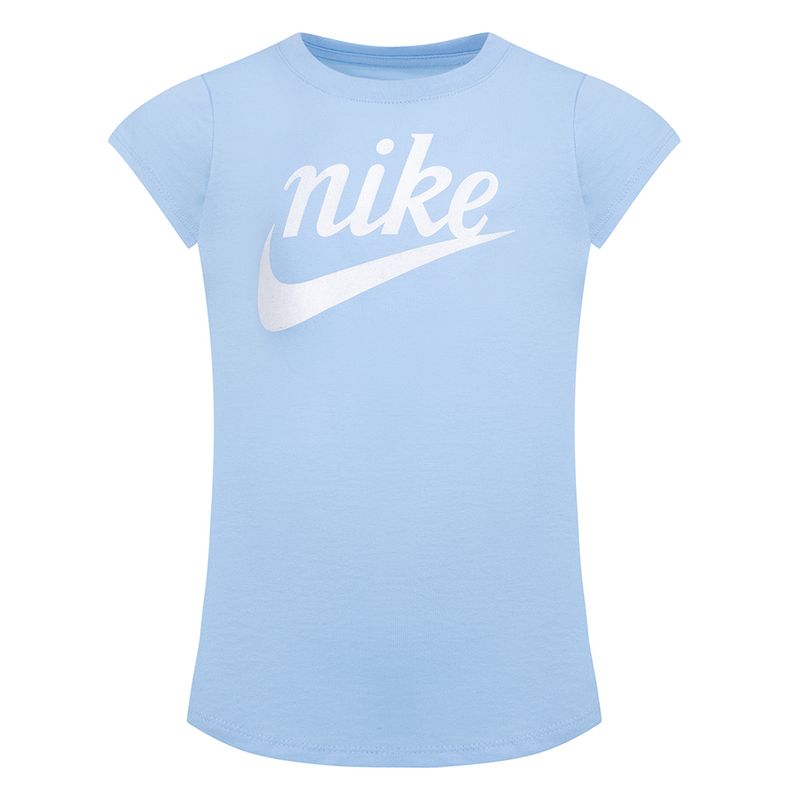 NIKE - Camiseta Nike Nkg Script Futura Ss Tee Niña-Azul