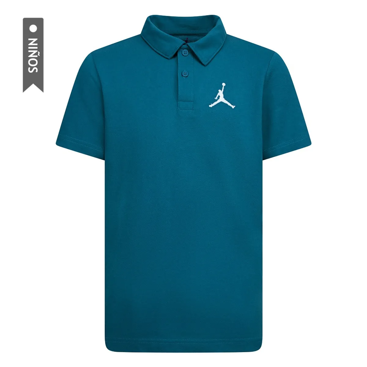 NIKE - Camiseta Polo Nike Jdb Jumpman Polo Niño-Azul