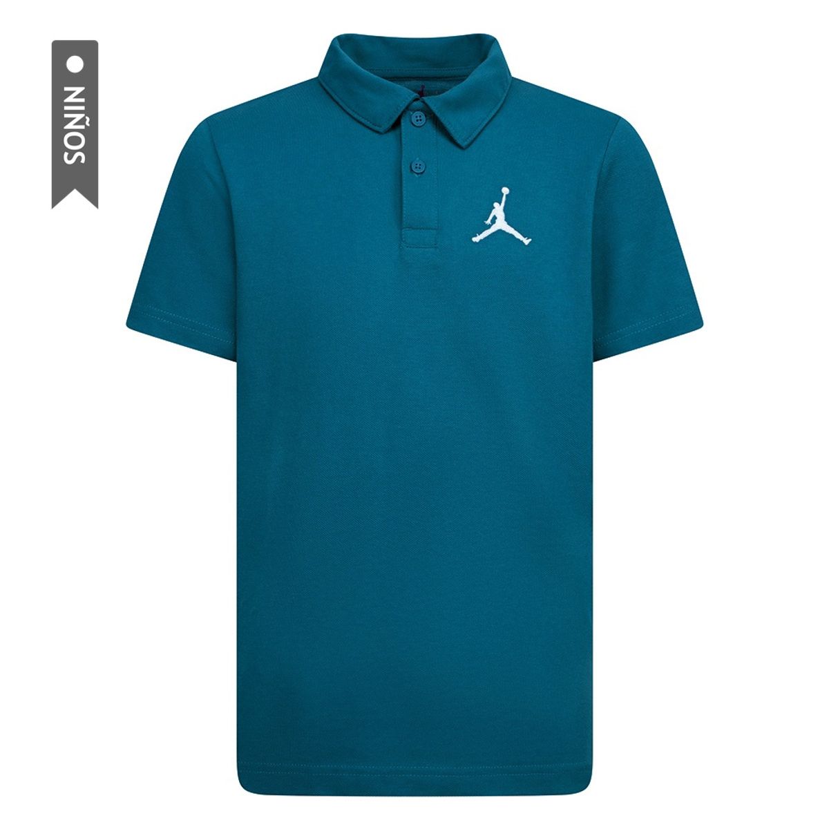 NIKE - Camiseta Polo Nike Jdb Jumpman Polo Niño-Azul